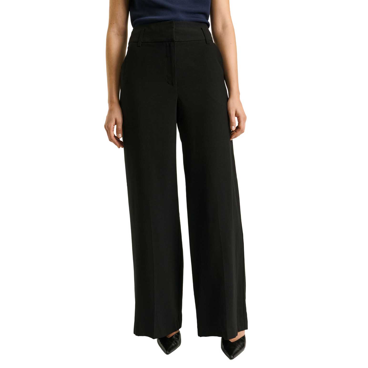 Veronika Maine Fluid Twill Wide Leg Pant